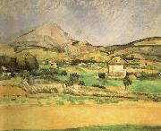 La Montagne Sainte-Victoire vue du chemin de Valcros Paul Cezanne